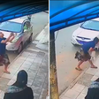 Cachorro cai de prédio no DF e é salvo por mulher: 'Graças a Deus ele caiu na minha mão'