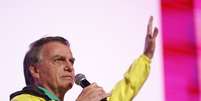 O ex-presidente da República, Jair Messias Bolsonaro (PL), durante abertura do "Encontro Nacional de Mandatários do Partido Liberal-PL", realizado no CICB (Centro Internacional de Convenções do Brasil), em Brasília, na manhã desta sexta- feira, 06  Foto: Estadão Conteúdo/WILTON JUNIOR