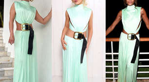 Quem vestiu melhor? Poliana Rocha repete look já usado por Andressa Suita, Sabrina Carpenter e mais famosas para festa