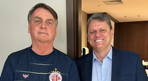 Bolsonaro se hospeda com Tarcísio em SP às vésperas de depoimento sobre tentativa de golpe