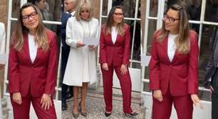Janja canta e dança funk melody ao lado de Brigitte Macron em vídeo de revista francesa