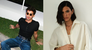 Teve climão? Bruna Marquezine e João Guilherme se reencontram em bar no Rio: 'Perdoar'