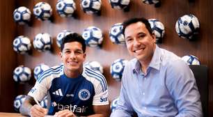Cruzeiro anuncia renovação com Lucas Romero
